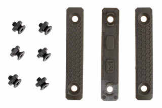 Slate Black Industries 2-Slot M-LOK panels with Olive Drab Green finish